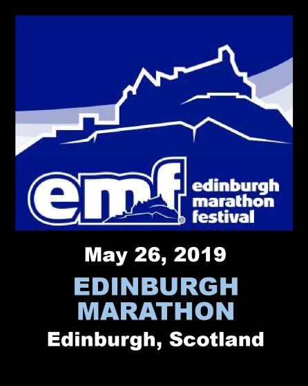 Cartel del medio maratón de Edimburgo