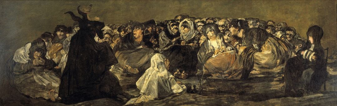 El Aquelarre, pintura negra de Francisco de Goya.