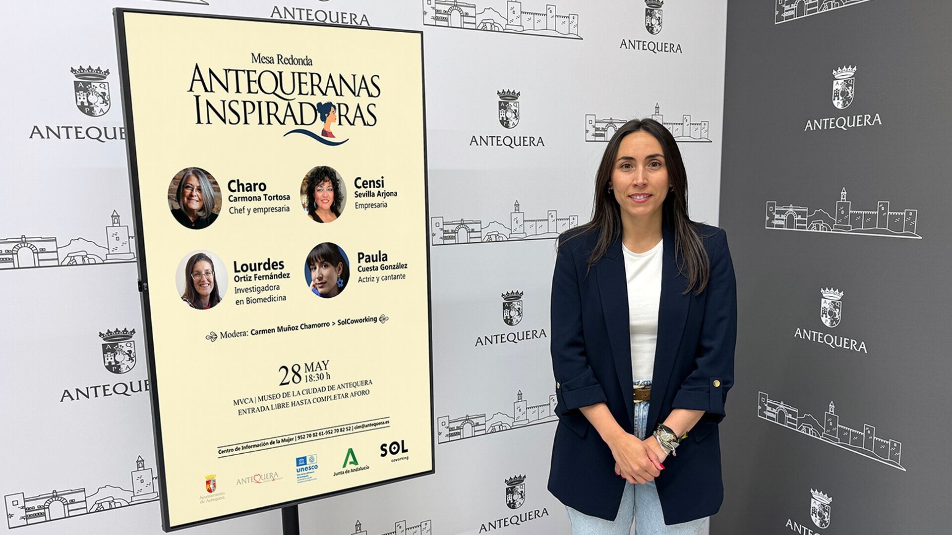 La concejala de equidad, María Sierras, presenta “Antequeranas Inspiradoras”