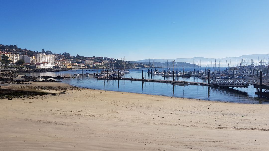 Paseo marítimo y pantalán de Sanxenxo