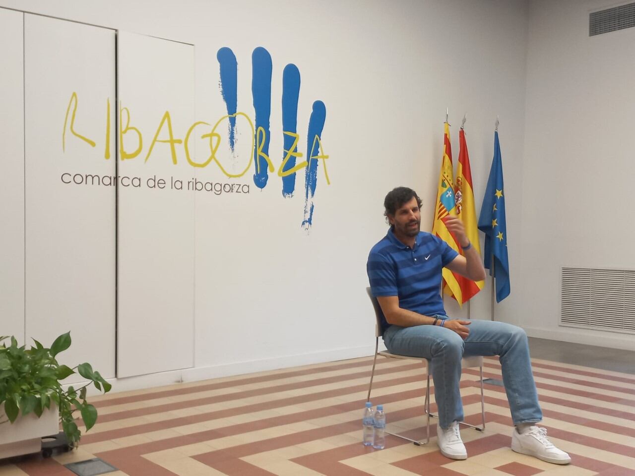 Asier de la Iglesia visita la Comarca de Ribagorza