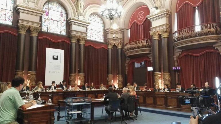 Pleno del Ayuntamiento de San Sebastián.