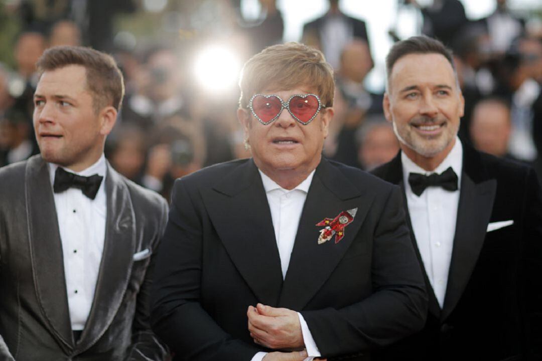 Elton John presentó la película sobre su vida en el Festival de Cannes