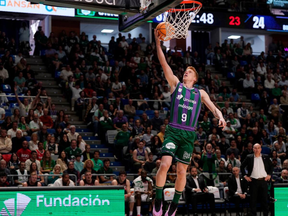 El Unicaja vuelve a vencer en la Liga Endesa ante un combativo Surne Bilbao Basket (96-79)