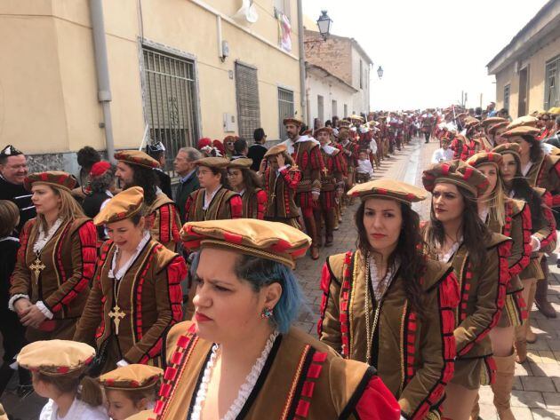 Bajada del santo en Petrer