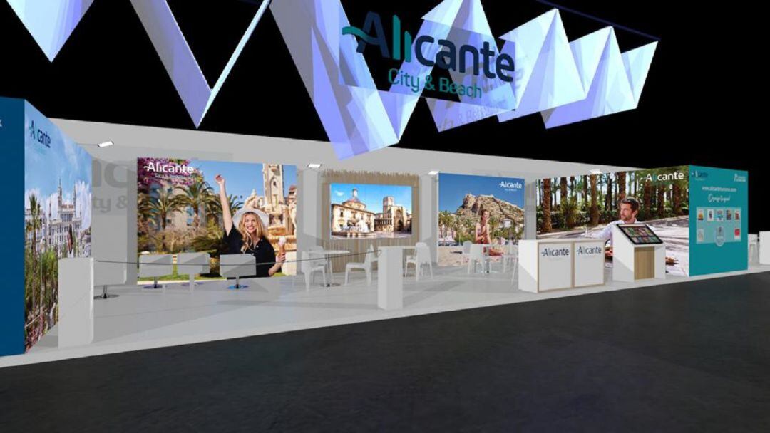 Stand que llevará el Ayuntamiento de Alicante a FITUR.