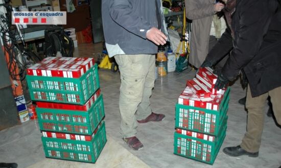 Els Mossos d'Esquadra han desarticulat un grup de contraban que actuava entre Andorra i Catalunya