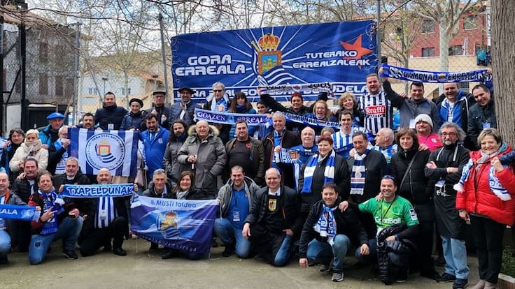 "Somos el legado de los emigrantes que llegaron de Eibar a Tudela en los 60", Casarusán, presidente de la Peña Real Sociedad de Tudela