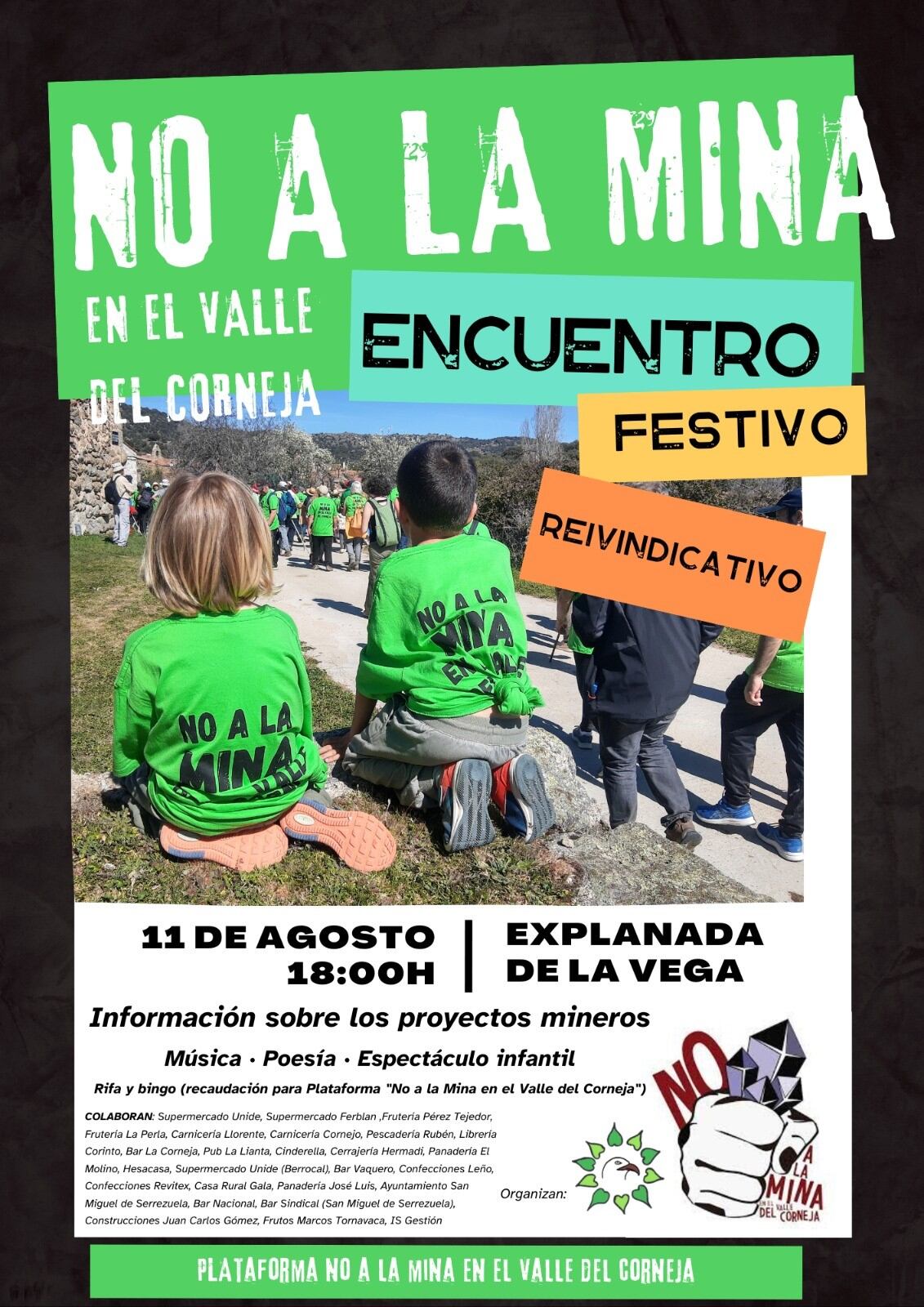 Cartel de las actividades de este viernes