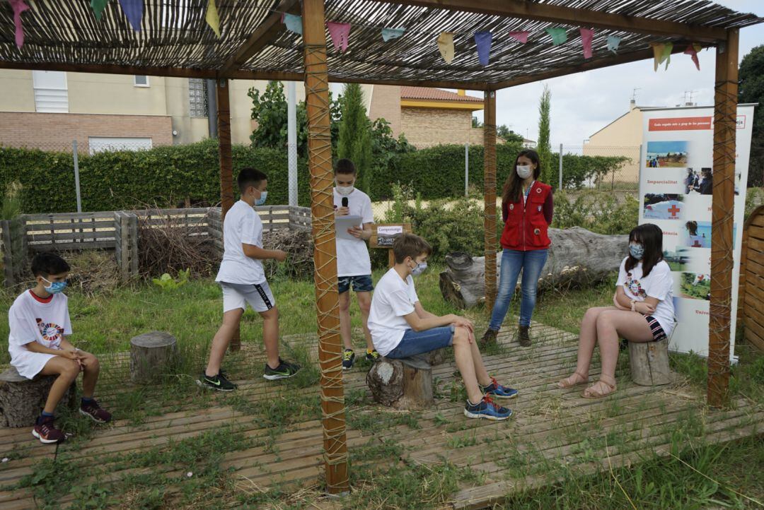 Alumnos participantes en la iniciativa de Cruz Roja ODS