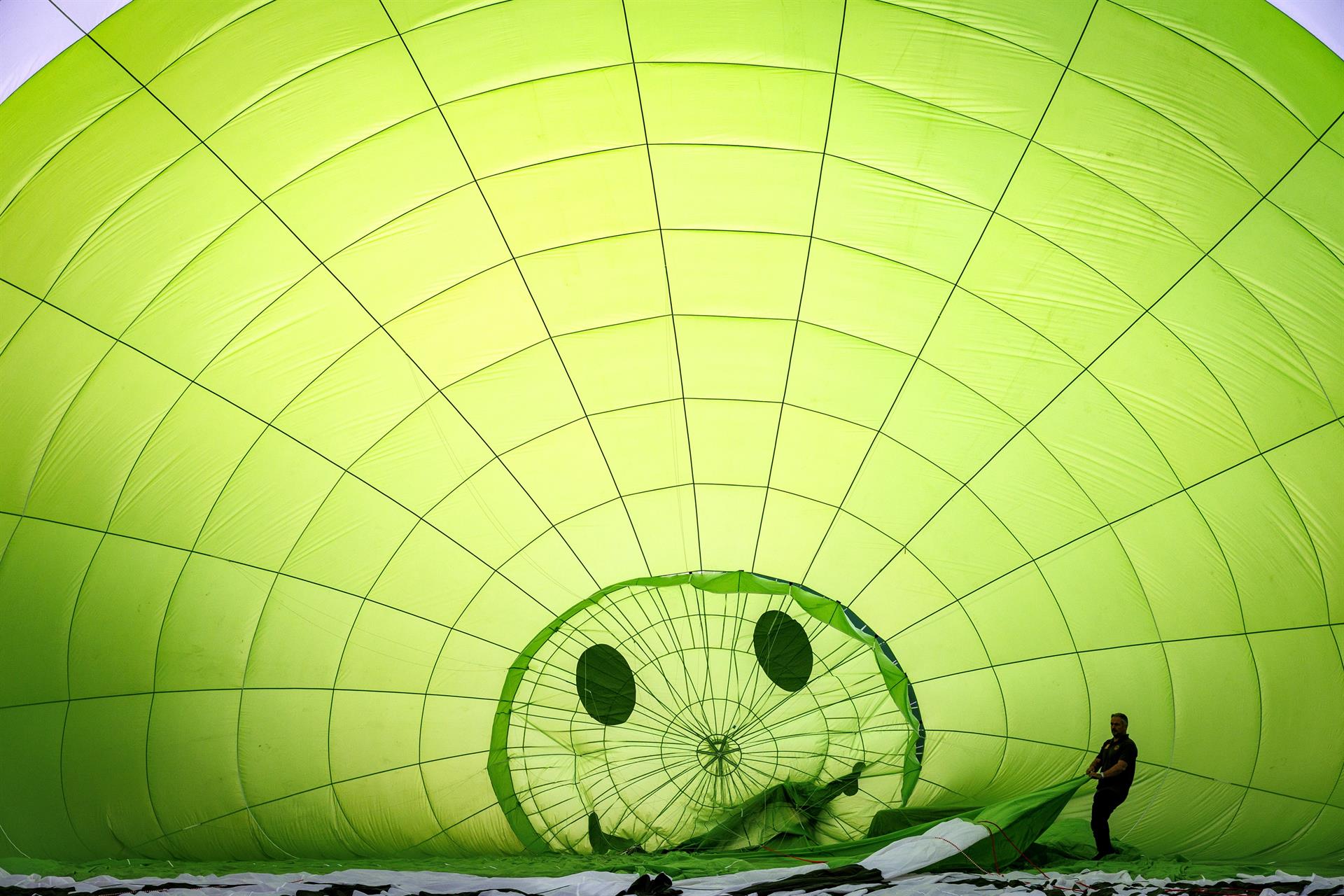 Un globo aerostático