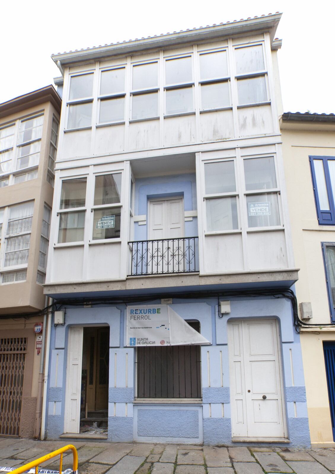 Imagen del inmueble afectado por el plan en la calle Benito Vicetto