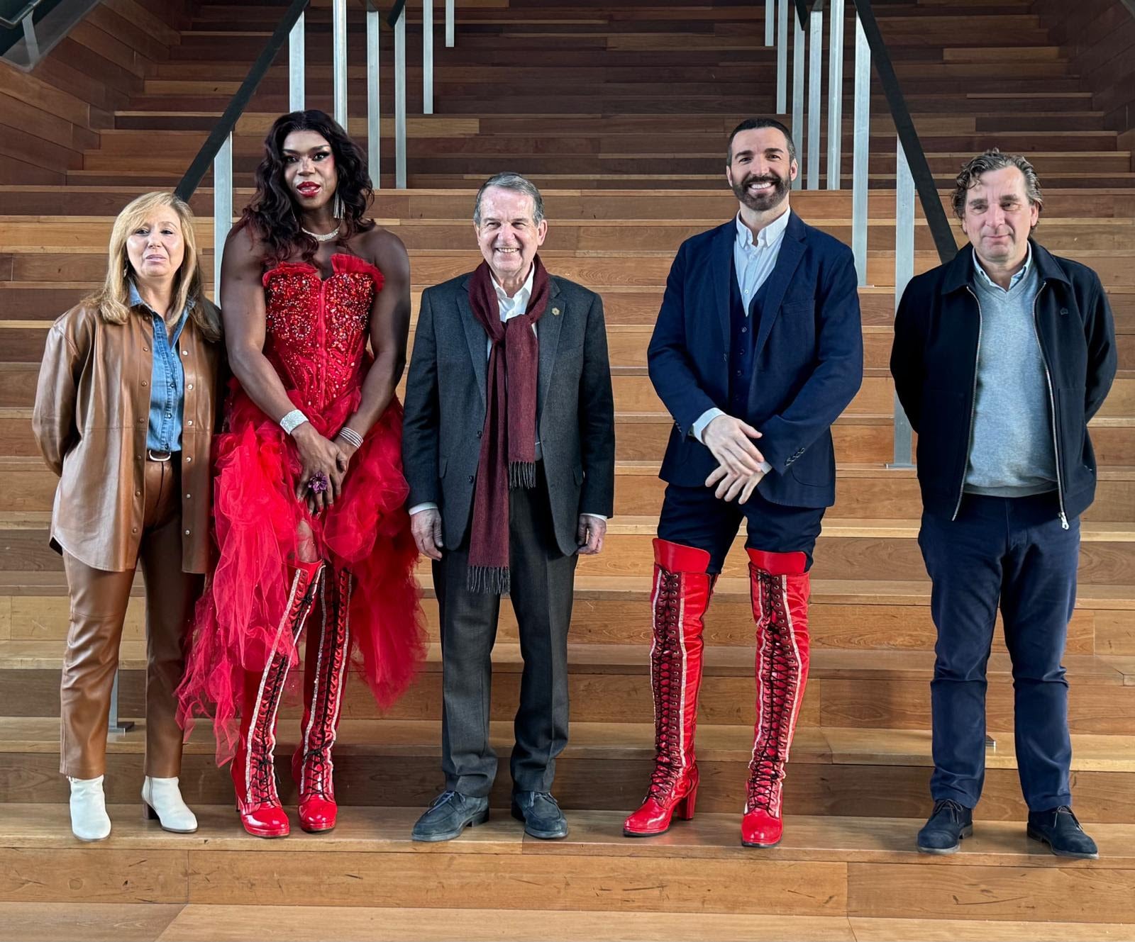 Presentación del musical en Vigo.