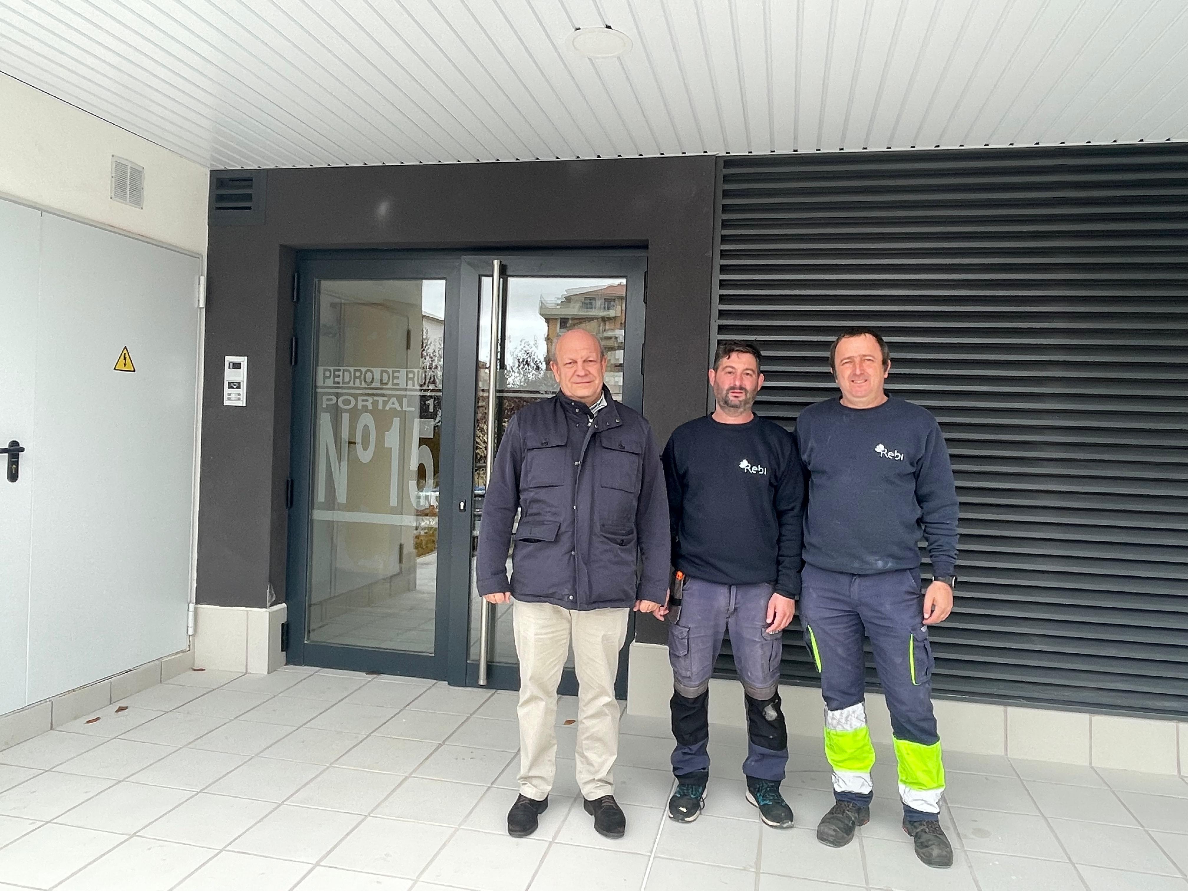 La Red de Calor llega a la calle Pedro de la Rúa 15 de Soria.