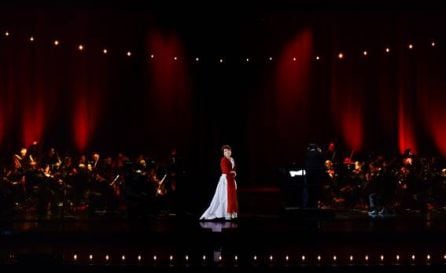 El holograma de Maria Callas en el Príncipe Pío.