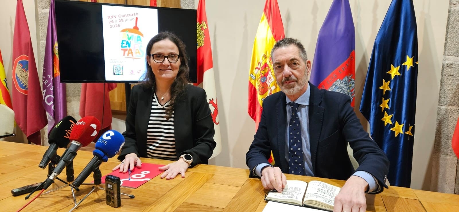 Sonsoles Prieto y Javier Marfull presentan el certamen