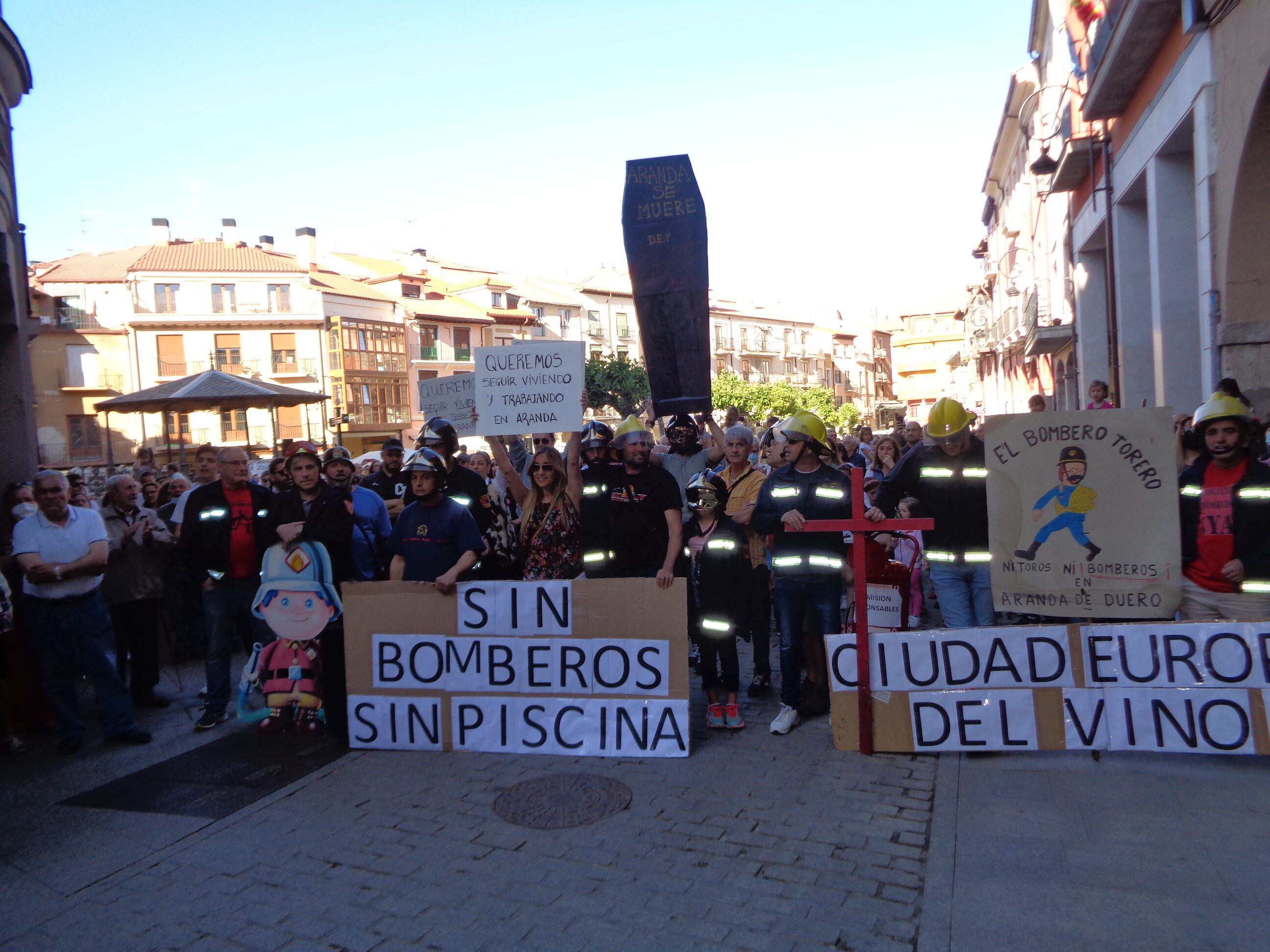 Cabecera de la concentración