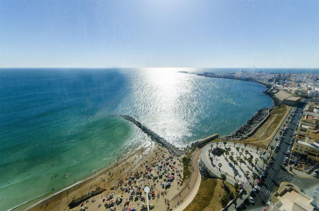 Imagen aérea de Cádiz