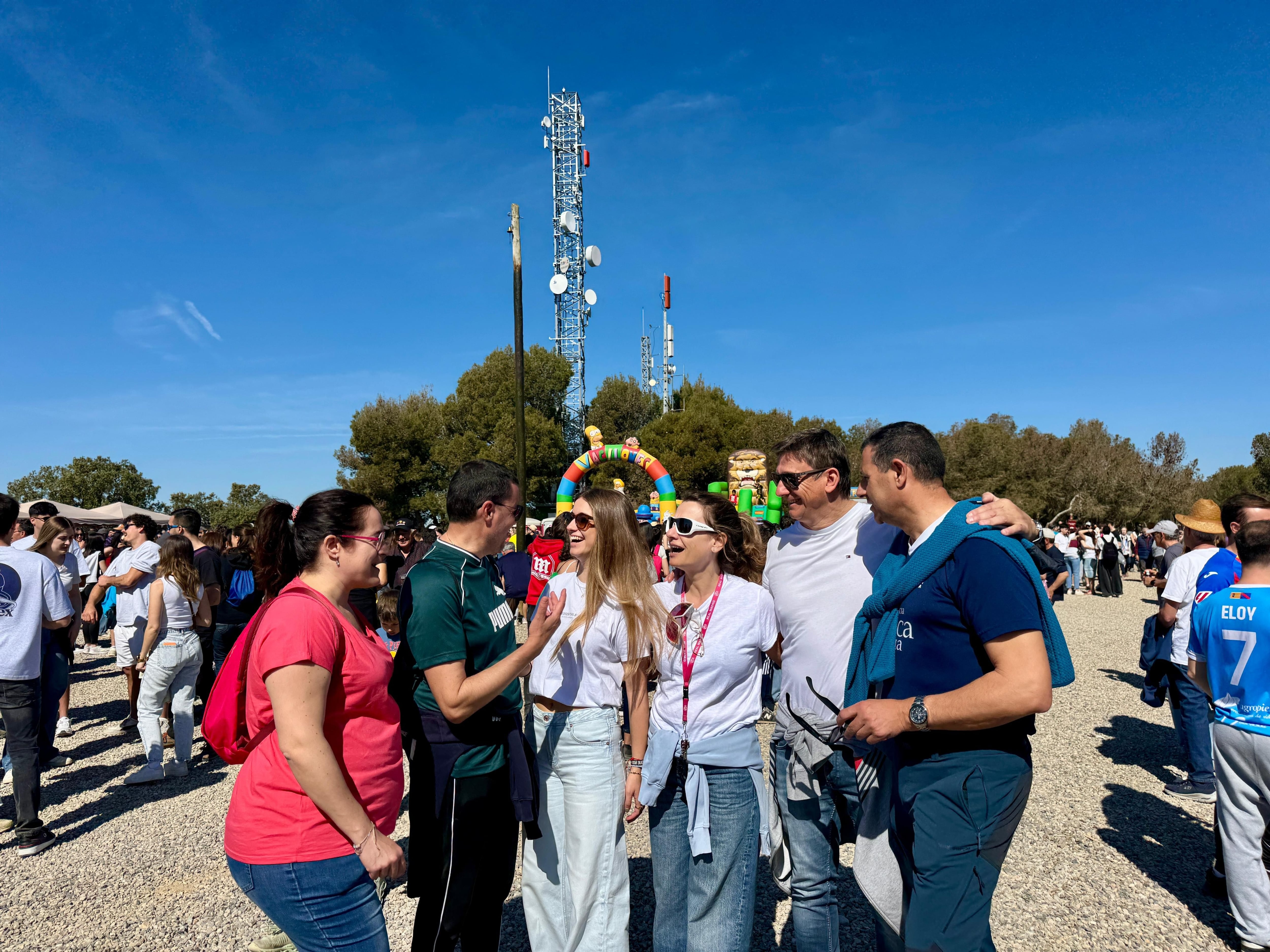Multitudinaria romería de Lunes de Pascua en Binéfar. Foto: Ayuntamiento de Binéfar