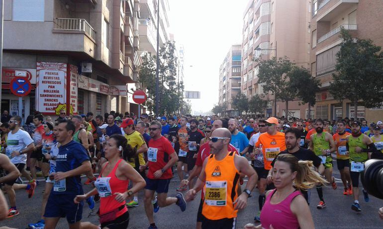 Un momento de la Media Maratón 