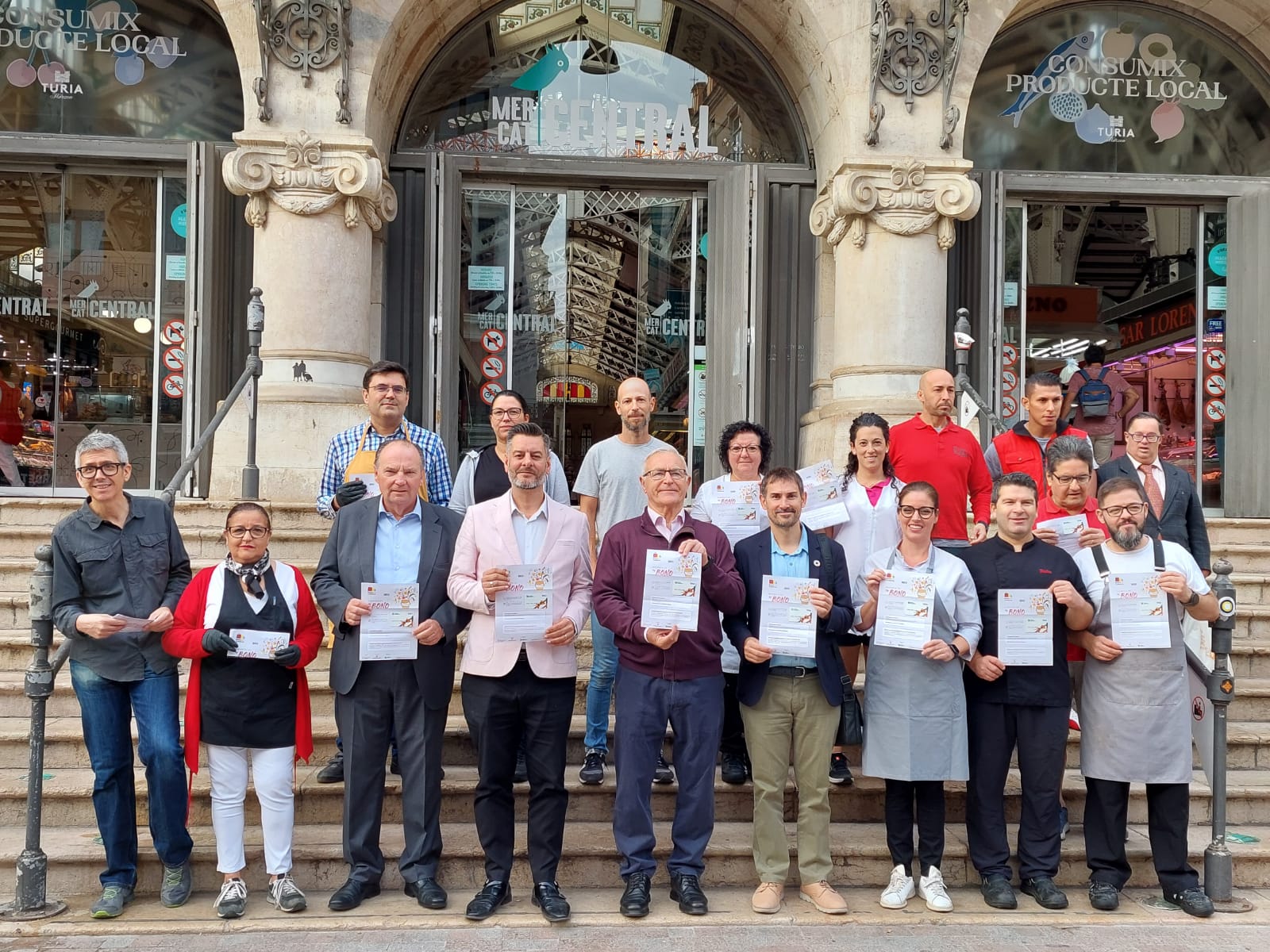 Imagen de archivo de la presentación de la campaña de los bonos comercio de València