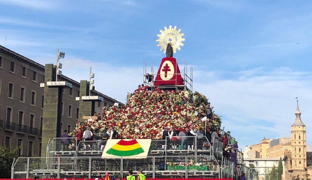Imagen de archivo de la Ofrenda de Flores de las Fiestas del Pilar 2018