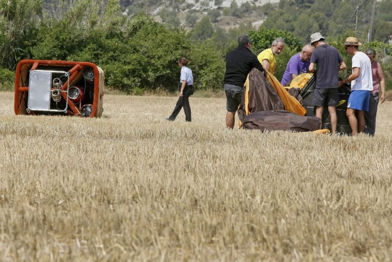 El suceso ocurría durante la clausura del 19 European Balloon Festival de Igualada.