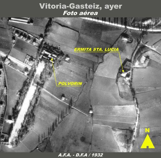 FOTO AÉREA POLVORÍN DE VITORIA 
