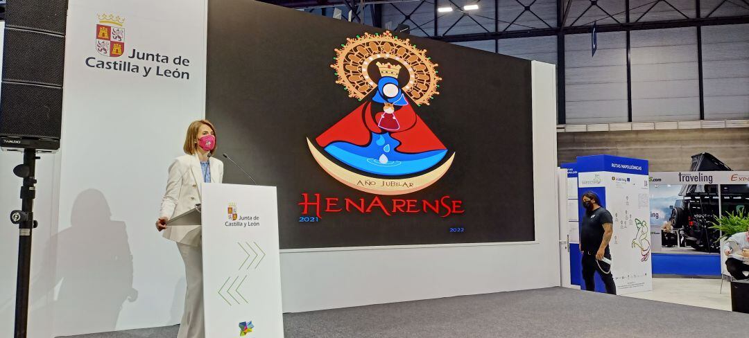 La diputada de Prodestur participa en la presentación del Año Jubilar Henarense en Fitur