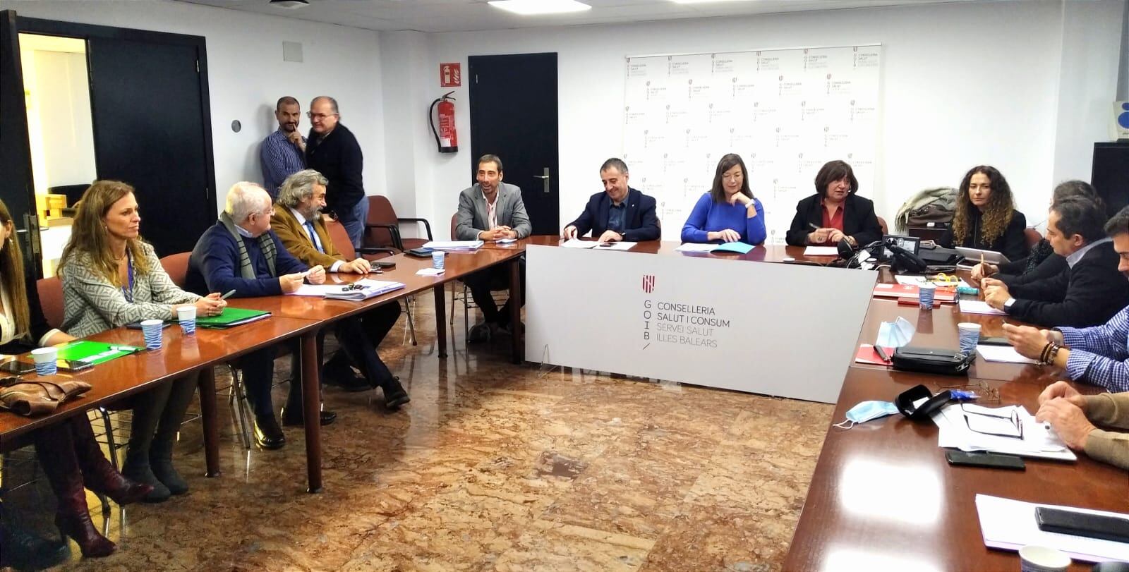 Un momento durante la reunión