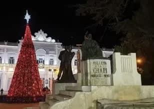 El abeto de Navidad en el Paseo Chapí