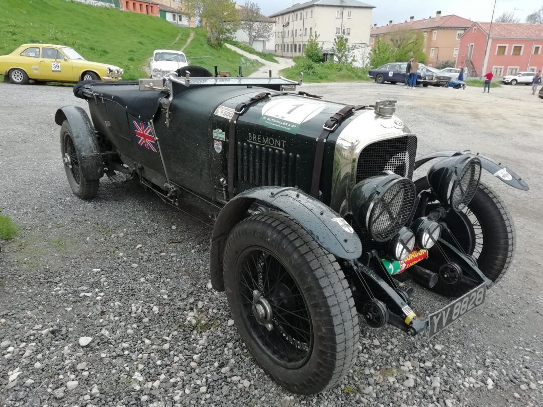 Uno de los participantes en el rally Londres-Lisboa