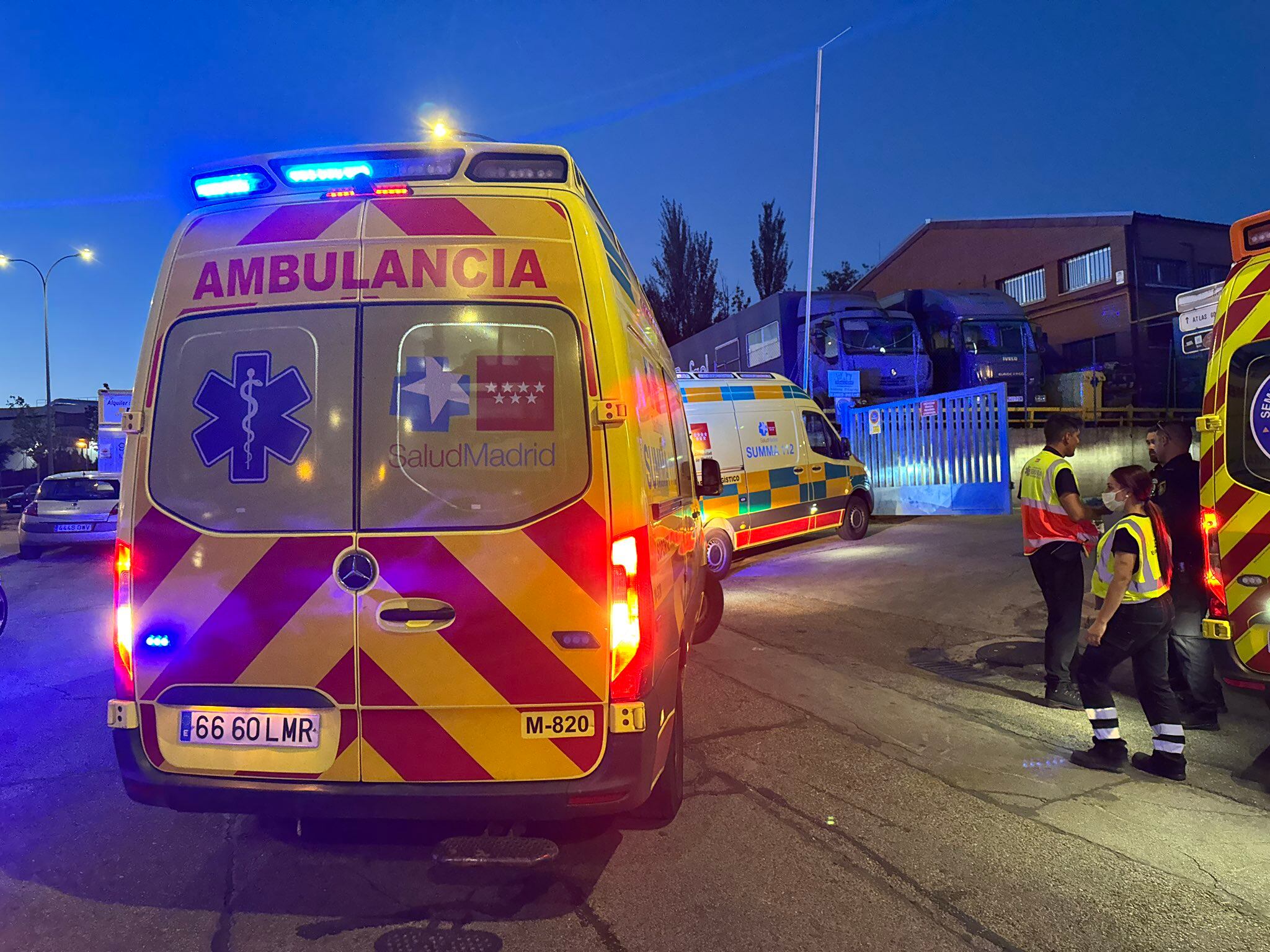 El accidente se produjo por una caída de entre 6 y 8 metros de altura