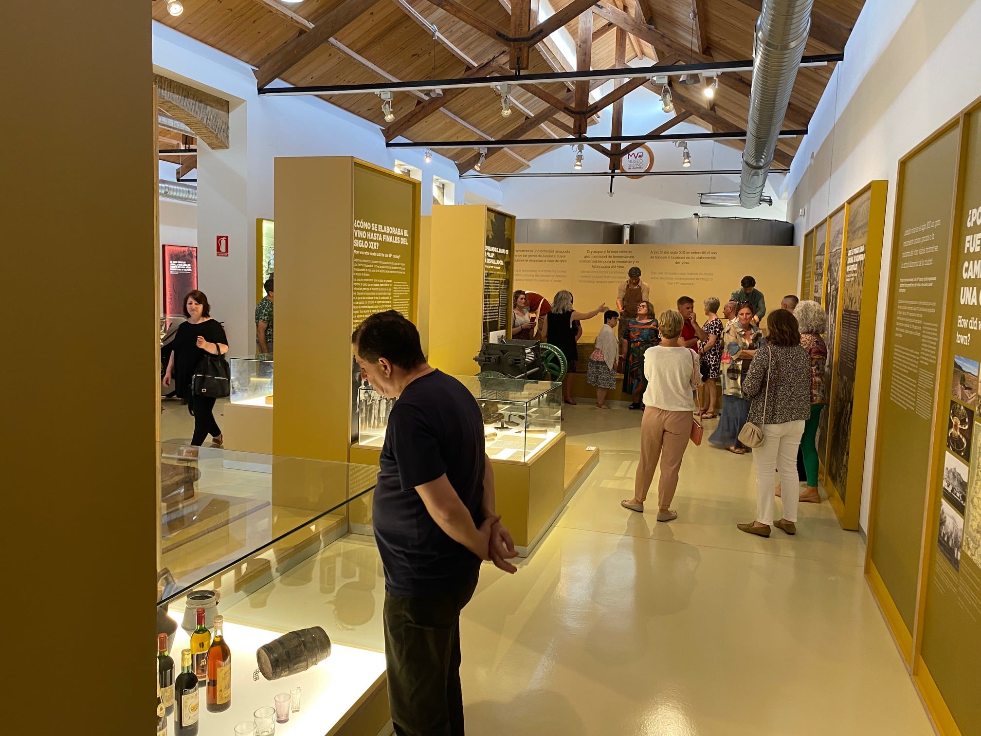 Interior del Museo del Vino de Jumilla