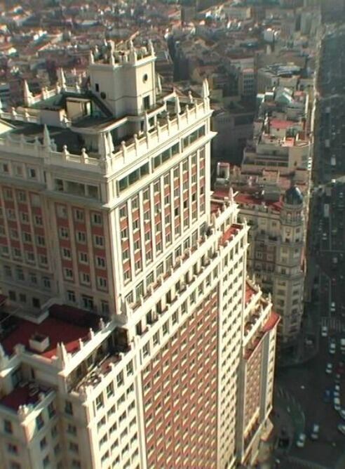 El edificio España de Madrid ubicado en Plaza de España
