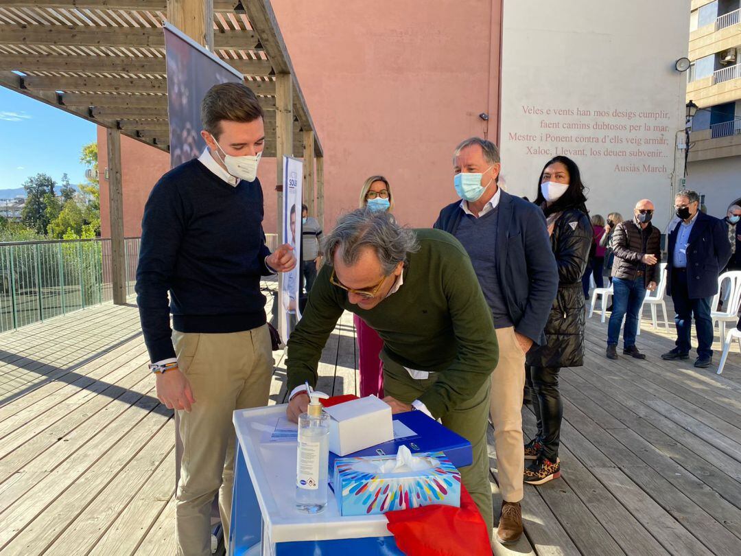 Arturo Torró y Juan Carlos Moragues avalan la candidatura de Víctor Soler