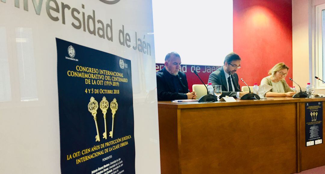 Momentos iniciales del Congreso del OIT que se celebra en la Universidad de Jaén