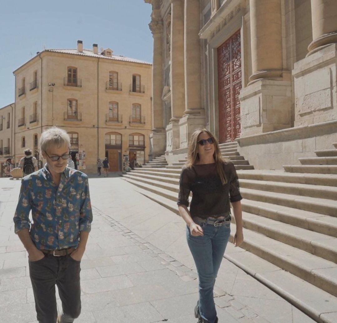 Rebeca Jiménez junto a Ariel Rot recorriendo Castilla y León