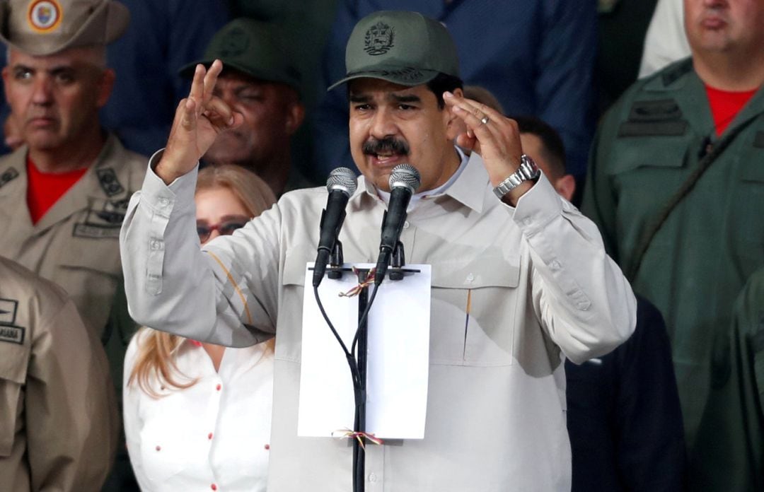 Nicolás Maduro, durante un acto en Venezuela