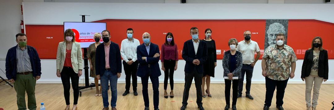 Grupo socialista en la sede