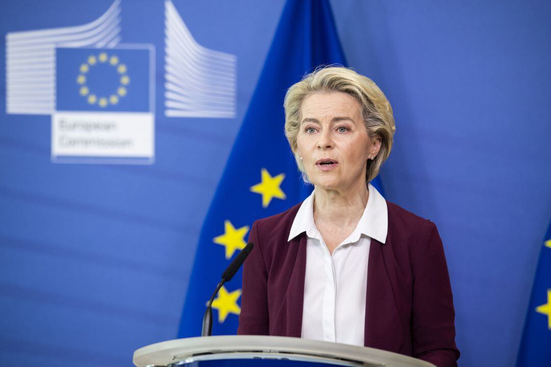 La presidenta de la Comisión Europea, Von der Leyen.