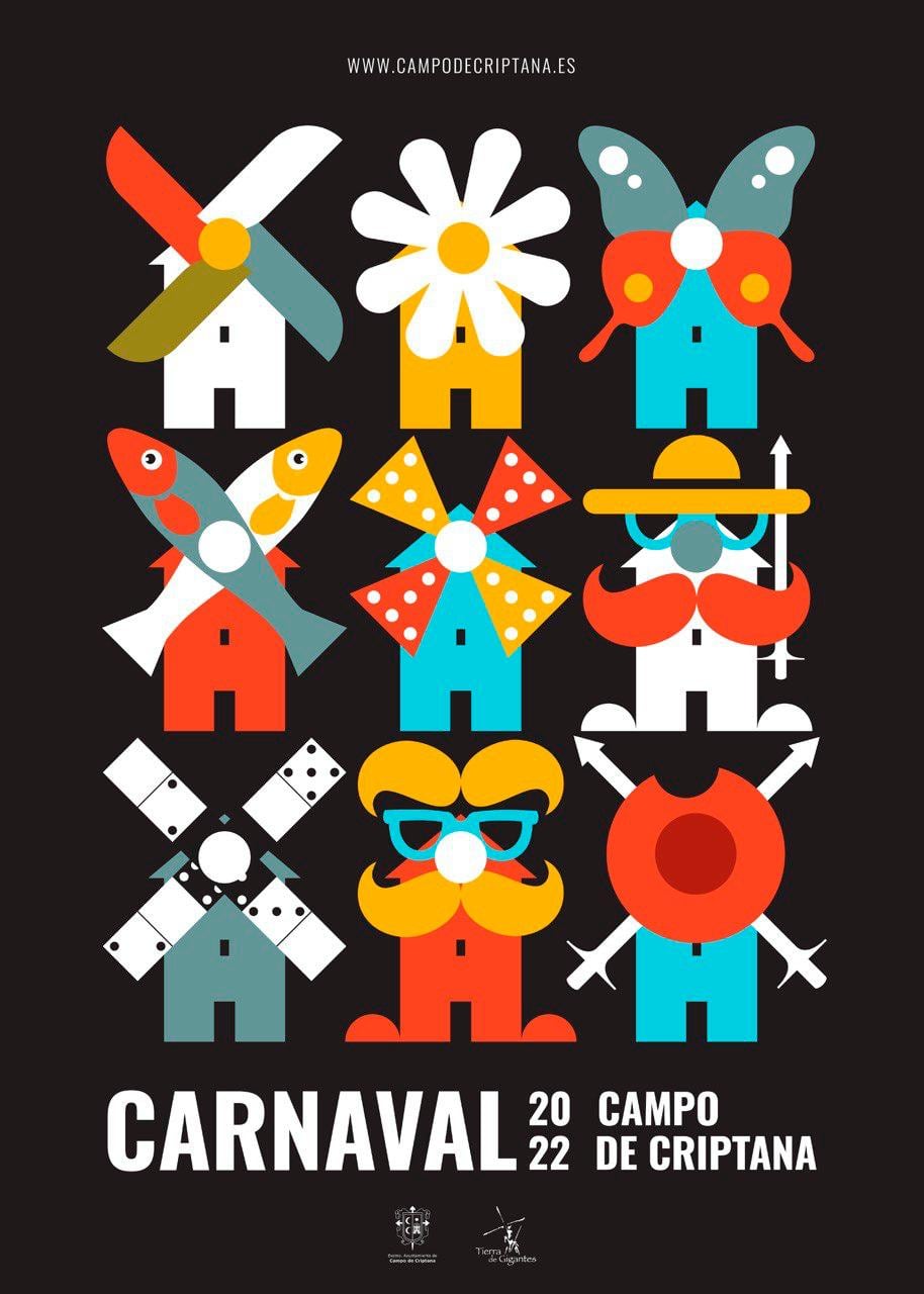 Cartel del Carnaval 2022 de Campo de Criptana