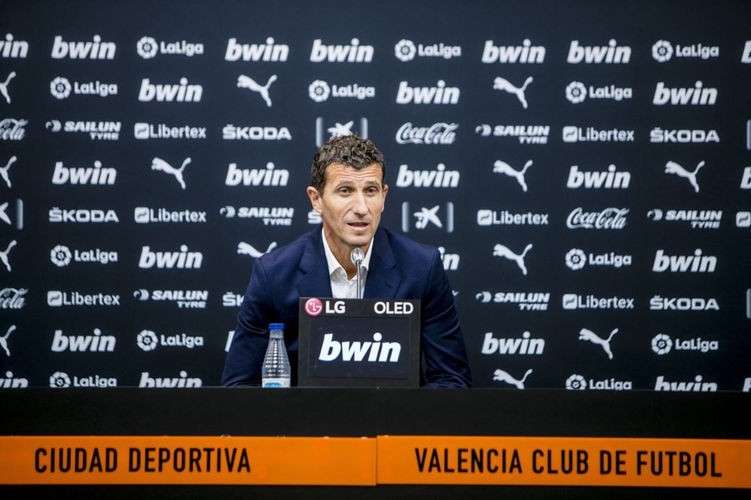 Javi Gracia, entrenador del Valencia LÁZARO DE LA PEÑA. VCF
 