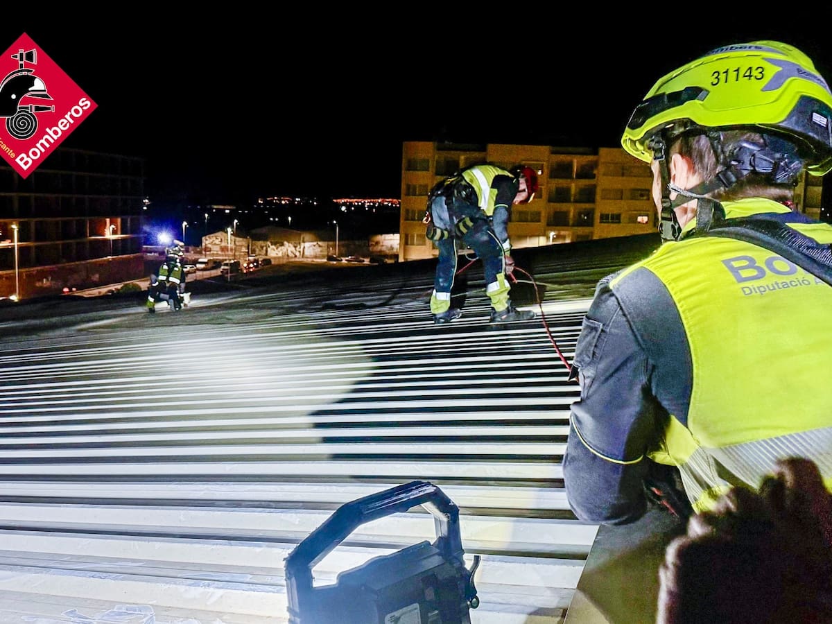 Los bomberos del Consorcio de Alicante y del SPEIS realizan cerca de 130 servicios relacionados con el fuerte viento