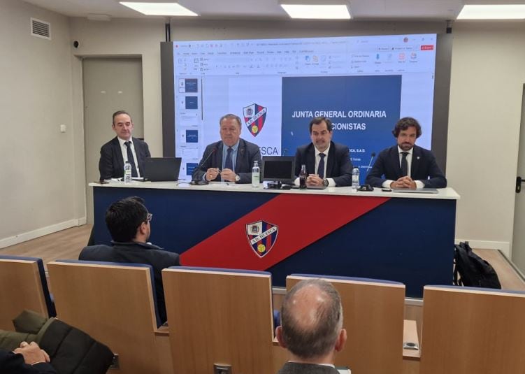 Junta de accionistas de la SD Huesca