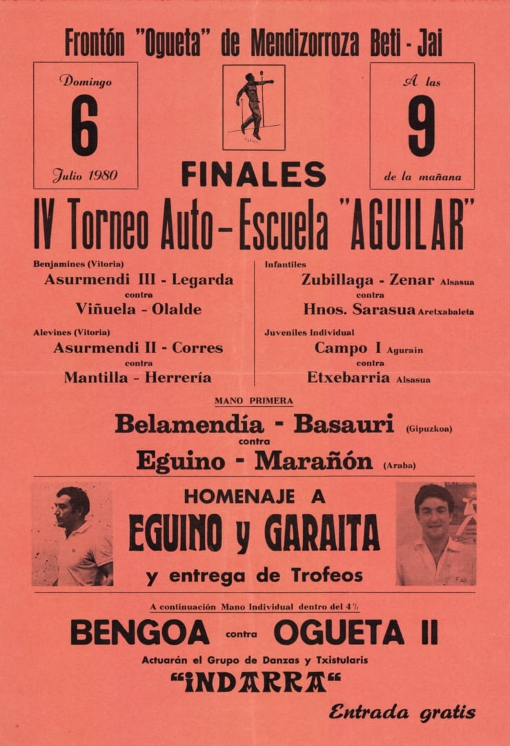 Cartel Torneo Aguilar / Fundación Sancho El Sabio