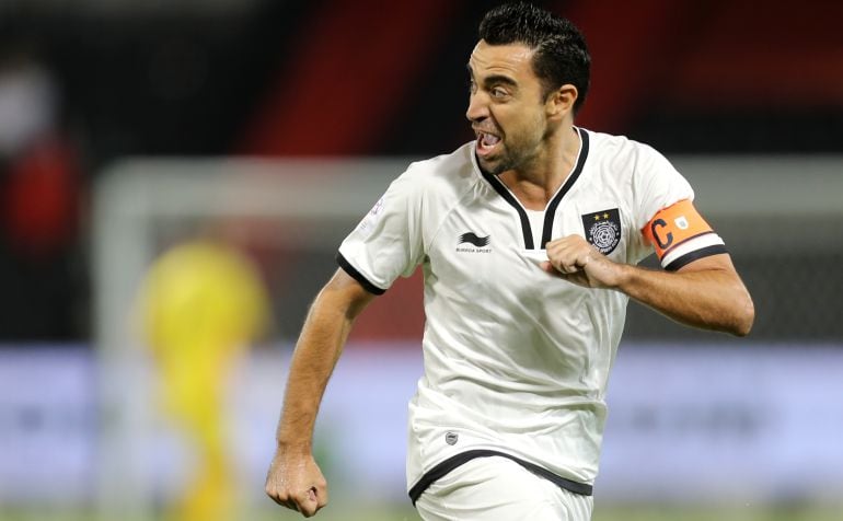 Xavi Hernández, con el Al Sadd.