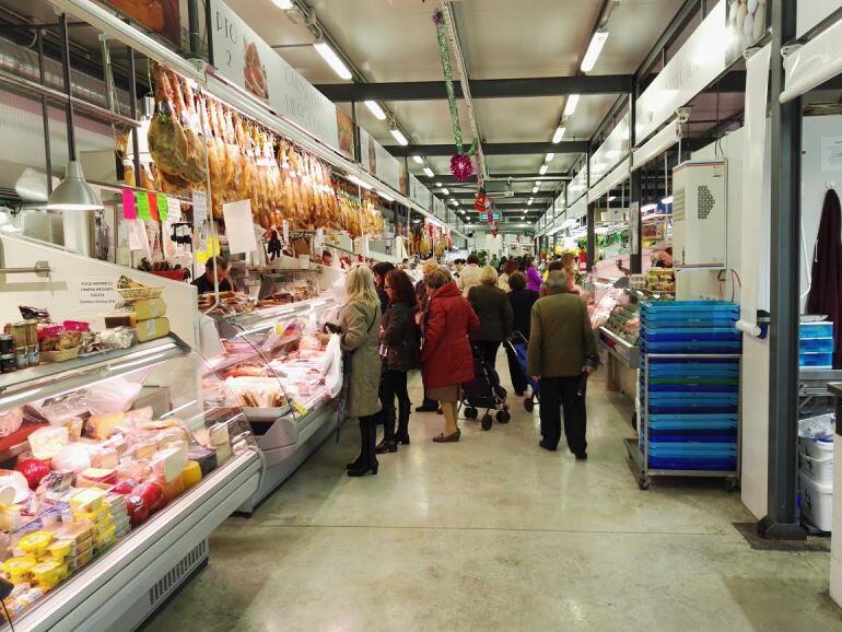 Imagen del mercado provisional