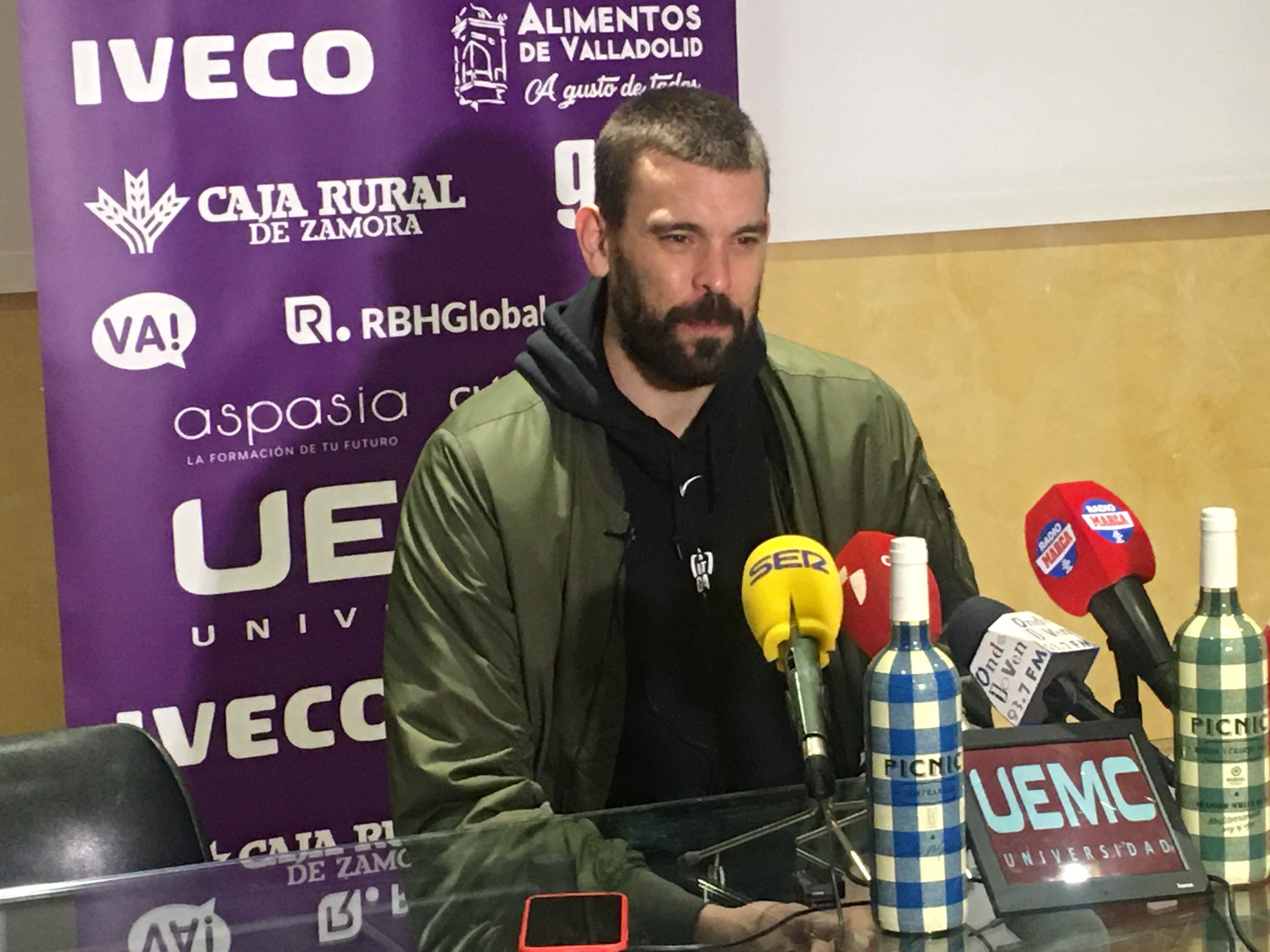 Gasol ofreció una rueda de prensa tras su partido en Pisuerga