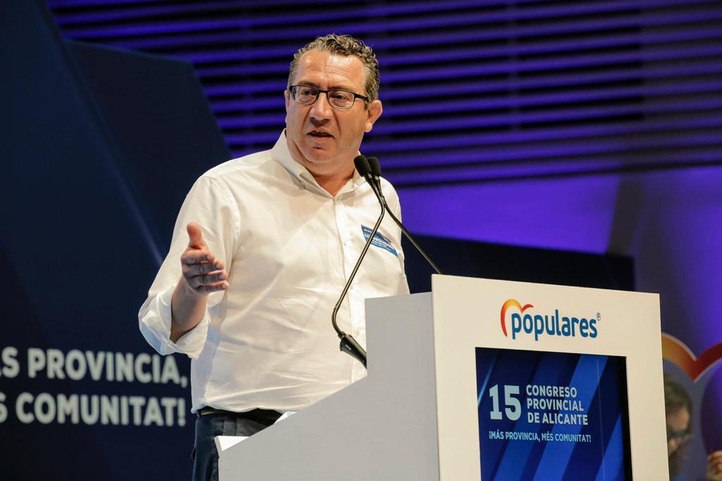 Toni Pérez, presidente del PP de la provincia de Alicante